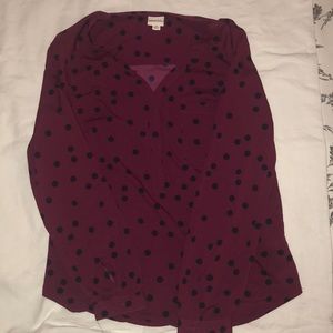 Merona Polkadot blouse